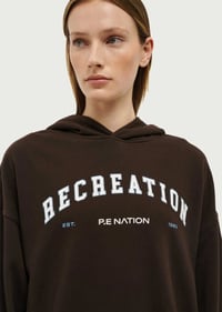 Image 2 of P.E NATION VINTAGE HOODIE - TURKISH COFFEE