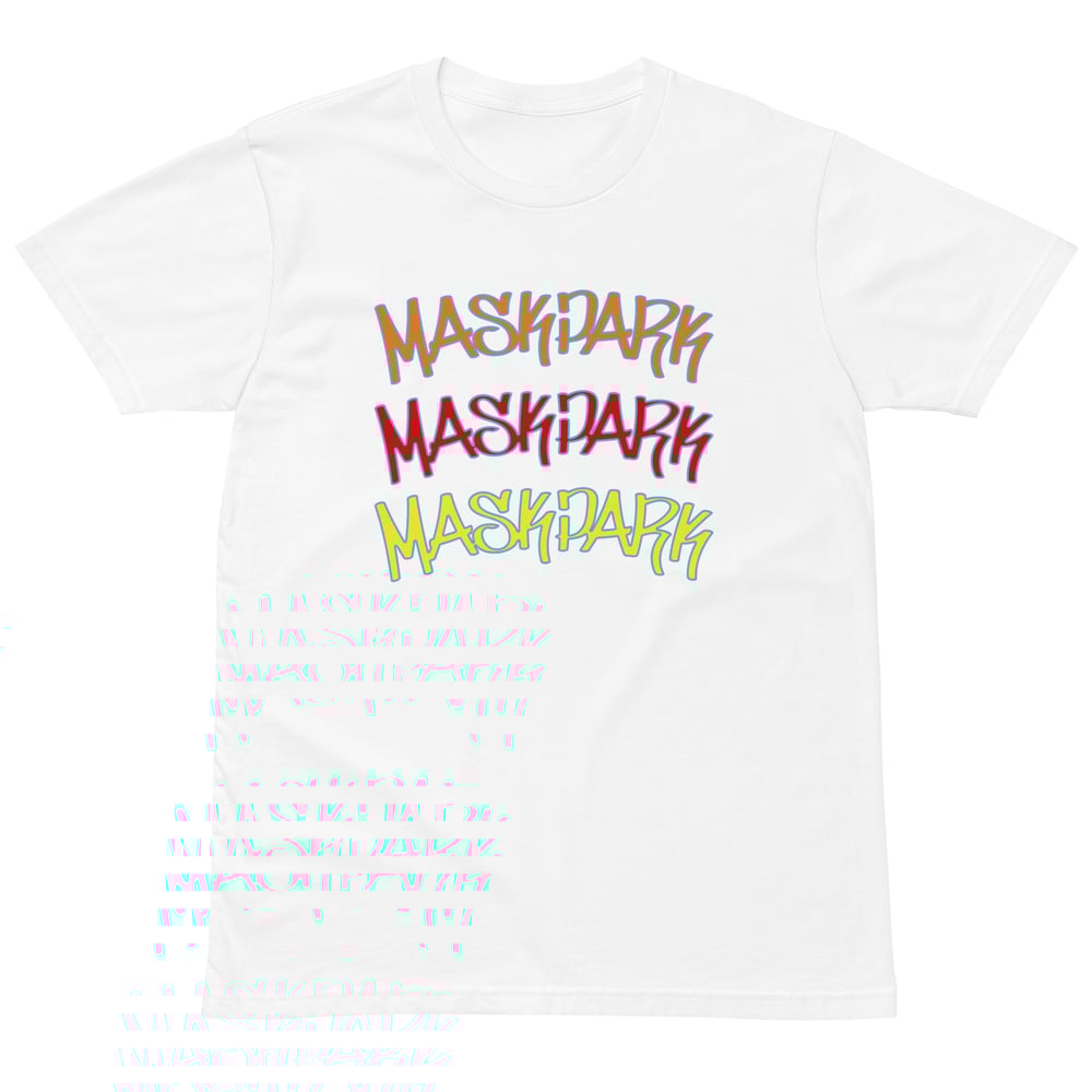 "MaskPark" Trio Tee In White (Shipping Included in Price)