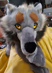 Image 4 of Handmade Wolf Plush (Rodrick)