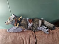 Image 2 of Handmade Wolf Plush (Rodrick)