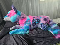 Image 2 of "Dire" Wolf Plush (Handmade)