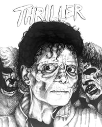 Michael Jackson's Thriller Drawing