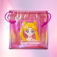 Image 1 of Preorder - Sailor Moon Store Original Usagi Birthday Aurora Drawstring Bag