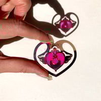 Image 3 of Preorder - Sailor Moon Store Original Clip & Bookmark Crisis Moon Set