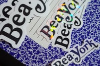 Image 5 of Black Bea York Logo Sticker