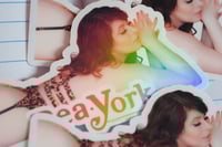 Image 4 of Leopard Print Bea York Sticker