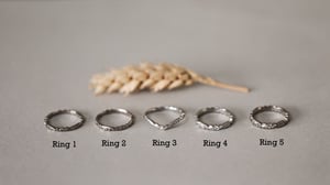 Image of SAMPLE SALE:  Floral carved rings