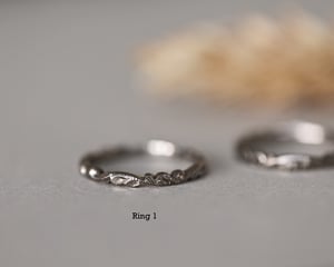 Image of SAMPLE SALE:  Floral carved rings