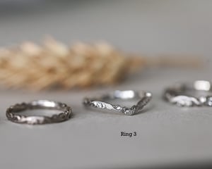 Image of SAMPLE SALE:  Floral carved rings