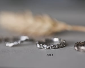 Image of SAMPLE SALE:  Floral carved rings