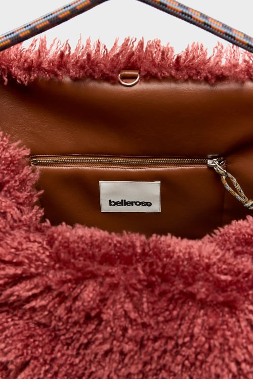 Image of 5-Bolso Hela pelo burdeos reversible