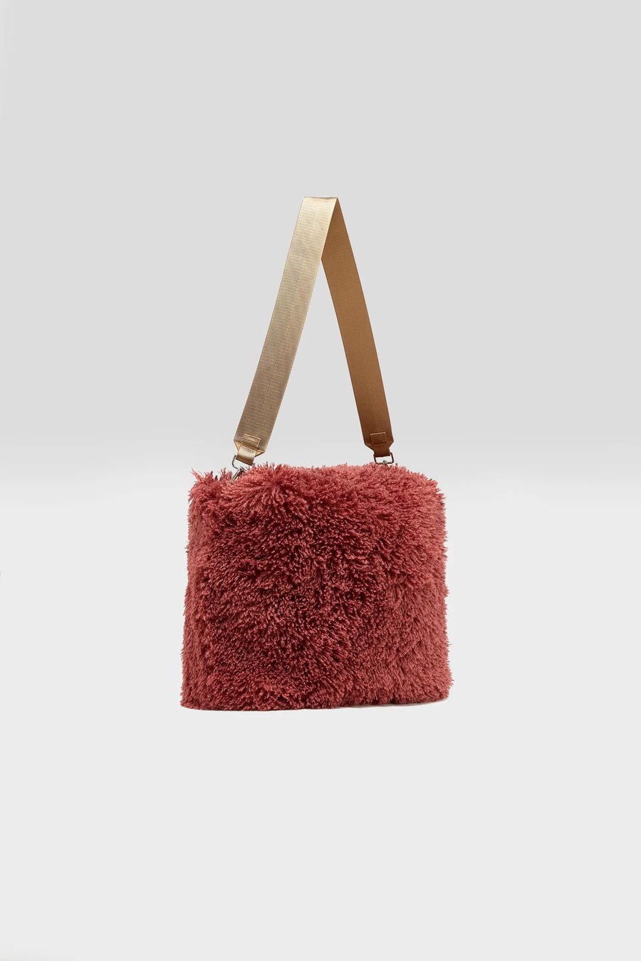 Image of 5-Bolso Hela pelo burdeos reversible