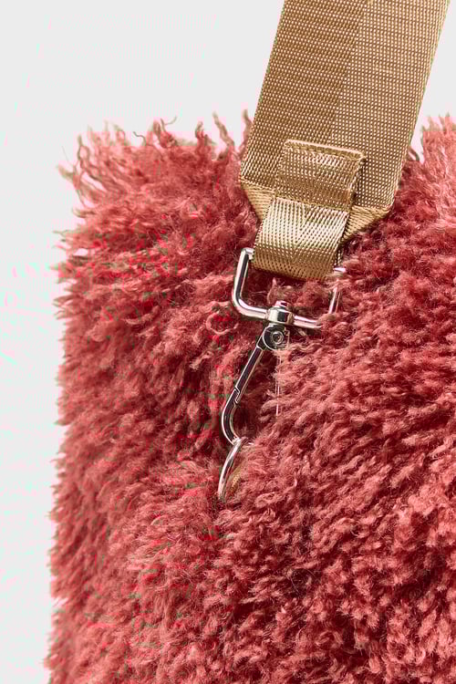 Image of 5-Bolso Hela pelo burdeos reversible