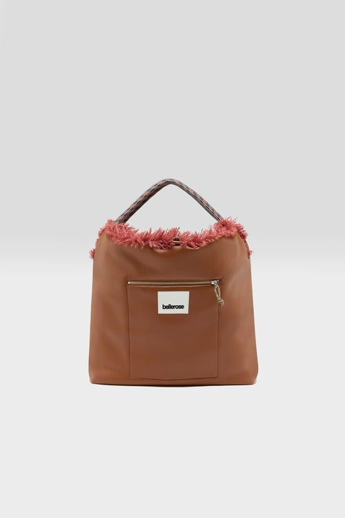Image of 5-Bolso Hela pelo burdeos reversible