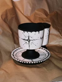 Image 2 of 【Flickering Star】 Large Stemmed Glass Candle