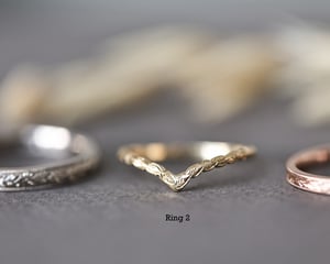 Image of SAMPLE SALE:  Laurel leaf rings
