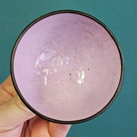 Image 11 of Pair Antique Qing Dynasty Chinese Canton Enamel Tea/Wine Bowls