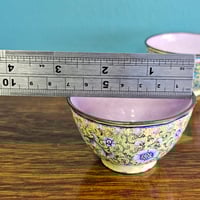 Image 15 of Pair Antique Qing Dynasty Chinese Canton Enamel Tea/Wine Bowls