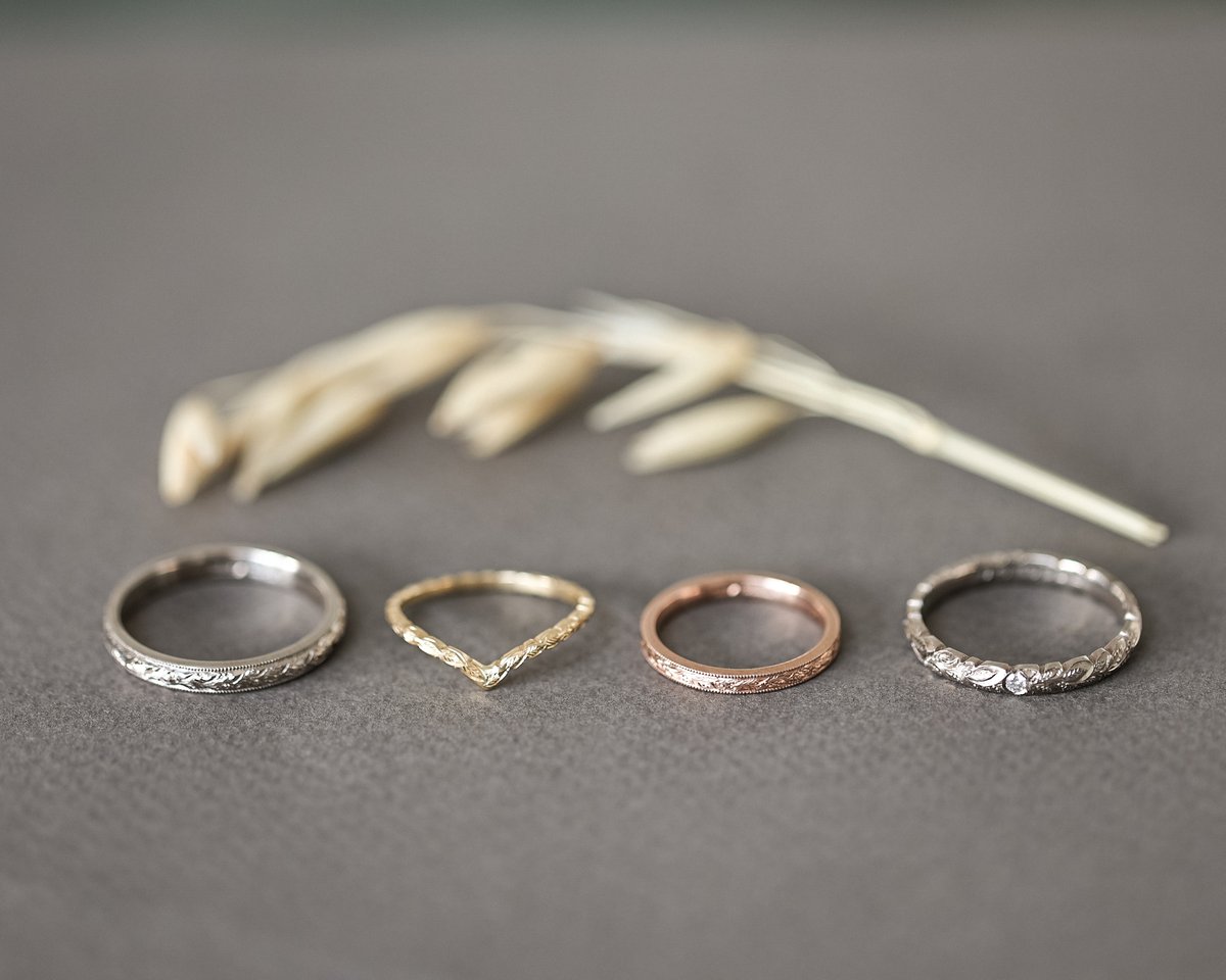 Image of SAMPLE SALE:  Laurel leaf rings
