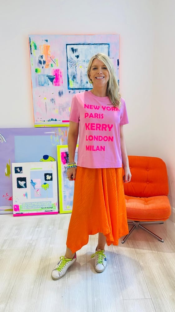 Image of Kerry Neon Pink Slogan  