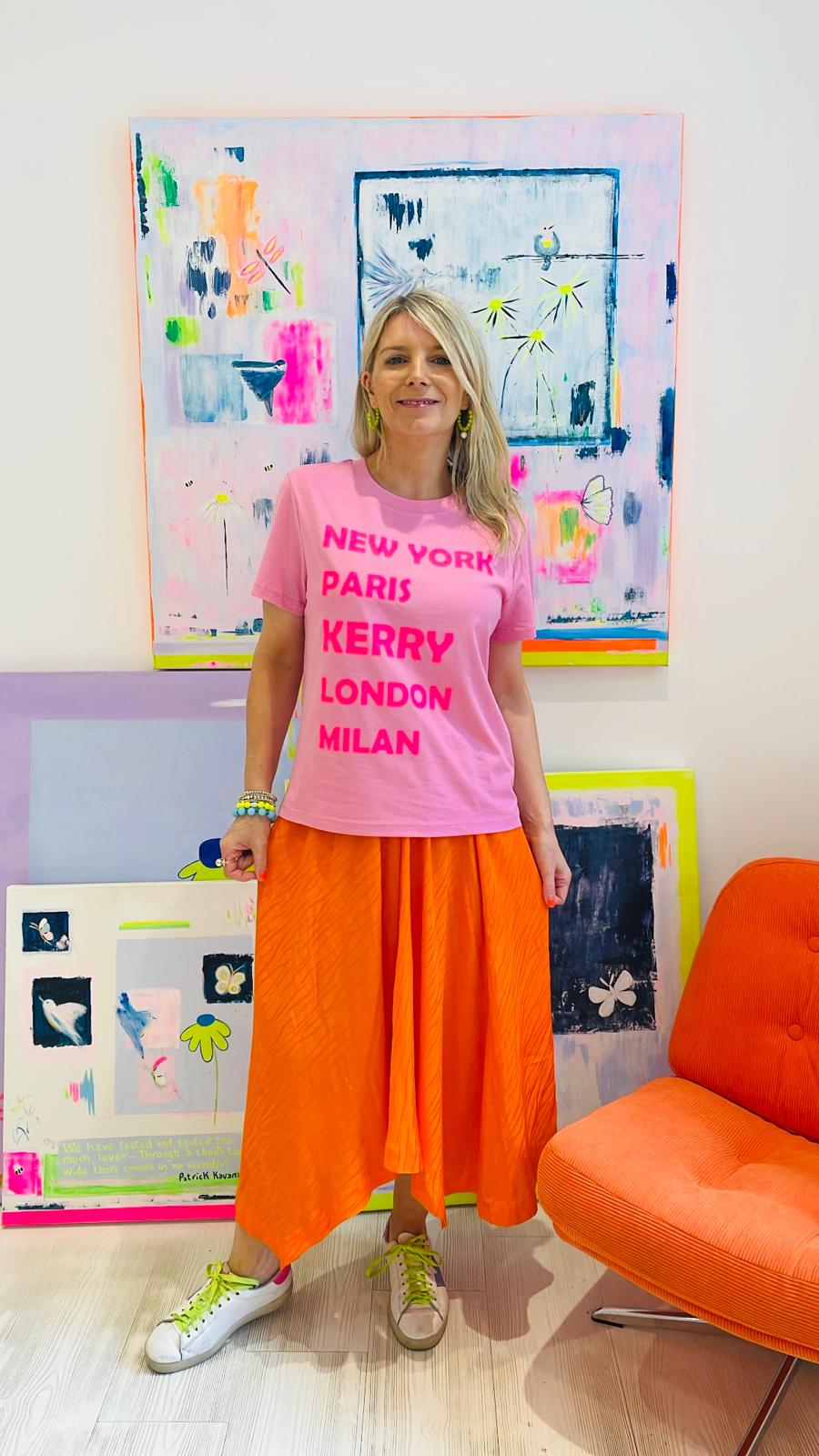 Image of Kerry Neon Pink Slogan