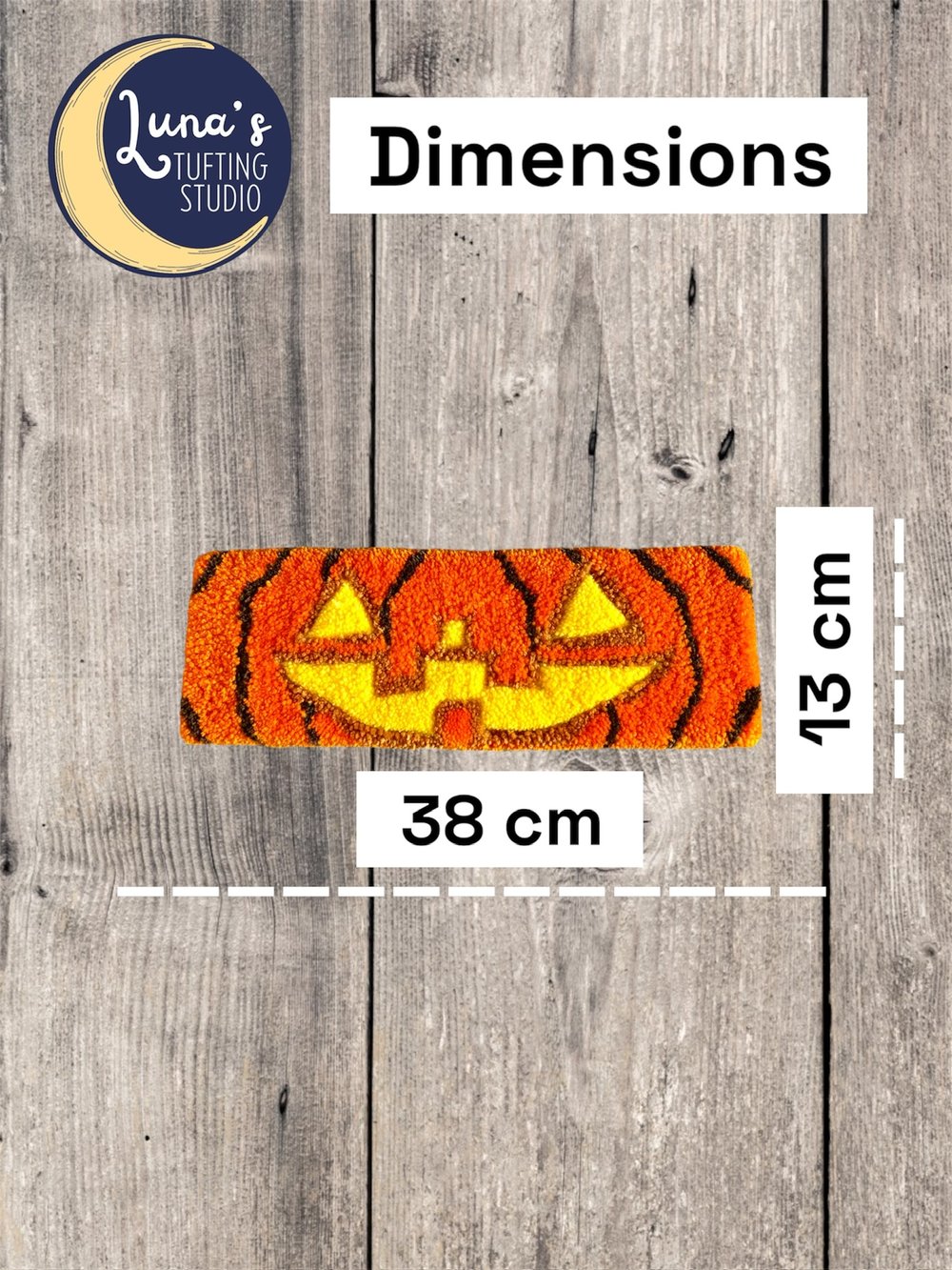 Image of Classic Jack-O-Lantern Desk Rug
