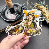 Image 2 of Cheese Witch Sticker Duo