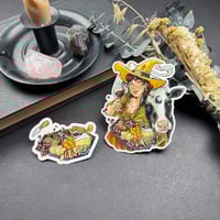 Image 1 of Cheese Witch Sticker Duo