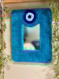 Image 2 of Tufted Evil Eye Mirrors