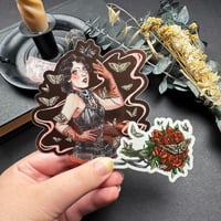 Image 3 of Dark Cabaret Witch Sticker Duo
