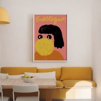 Image 1 of Poster - bubblegum Gelb
