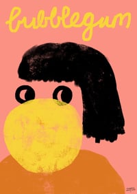Image 2 of Poster - bubblegum Gelb