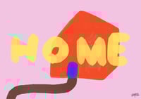 Image 3 of Poster - HOME / Hellrosa