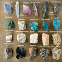 Image 10 of Intuitively Chosen Raw Crystal Set, Crystal Set + Optional Mini Reading, Spiritual Gift