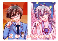 Image 1 of Yue+Yukito lenticular photocard