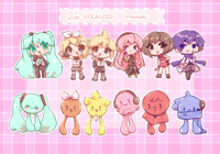 Image 1 of VOCALOID micro standees