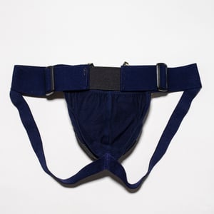 Image of AM 200 JOCKSTRAP - NAVY - BLACK - BLUE - YELLOW