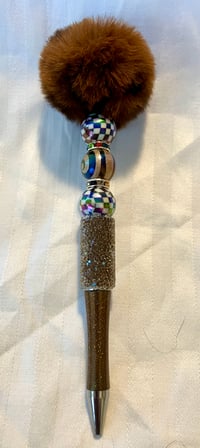 Image 2 of Pom-Pom Checkerboard Pen