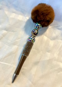 Image 1 of Pom-Pom Checkerboard Pen