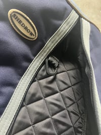 Image 1 of Shedrow Bridle Bag - Blue with Zipper