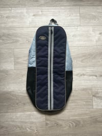 Image 3 of Shedrow Bridle Bag - Blue with Zipper