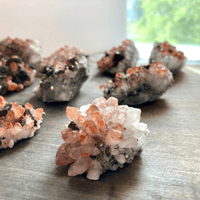 Image 3 of Red Hematite Crystal Cluster, Crystal Specimen with Pyrite, Dolomite, Chalcopyrite, For Healing,