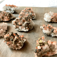 Image 2 of Red Hematite Crystal Cluster, Crystal Specimen with Pyrite, Dolomite, Chalcopyrite, For Healing,