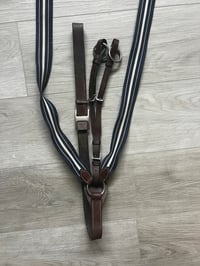 Image 2 of Val Du Bois Full-Sized Elastic Breastplate with Running Martingale Attachment