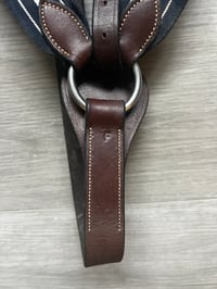 Image 3 of Val Du Bois Full-Sized Elastic Breastplate with Running Martingale Attachment