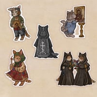 Image 2 of Orthocats sticker pack 