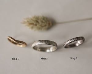 Image of SAMPLE SALE:  Horn texture rings