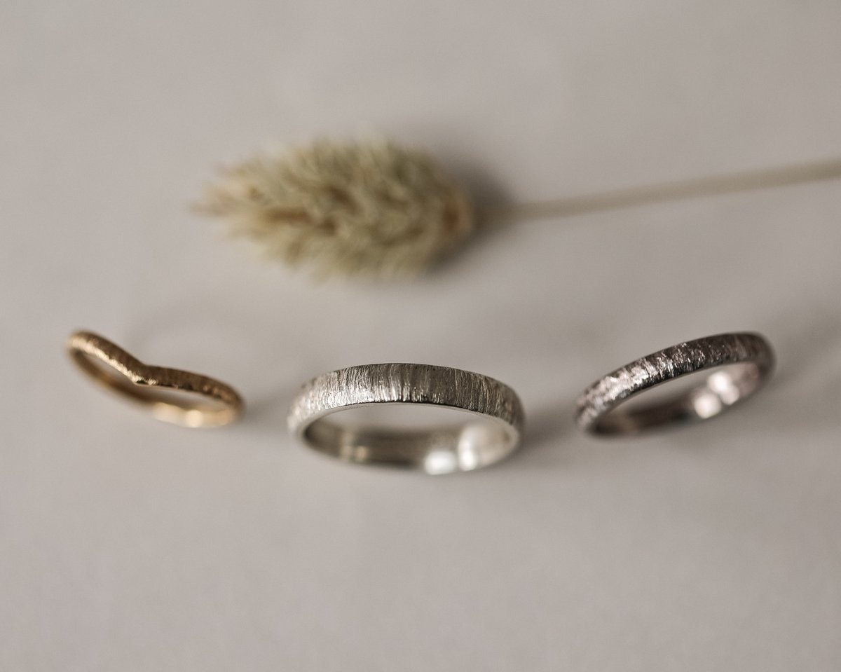 Image of SAMPLE SALE:  Horn texture rings