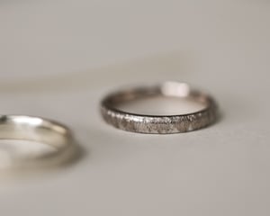 Image of SAMPLE SALE:  Horn texture rings