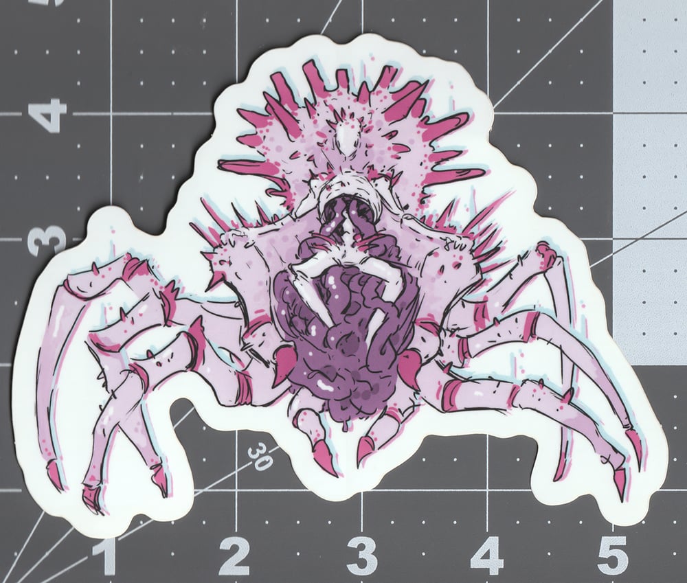 Image of Sticker - Crab Throne